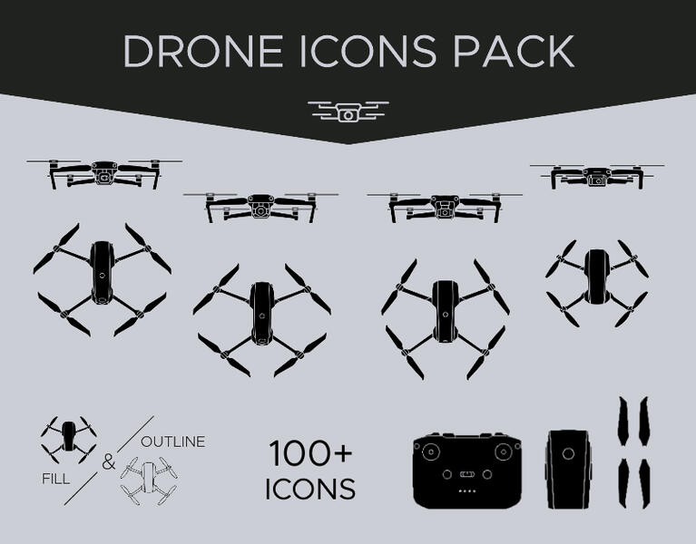 Drone Icon Pack